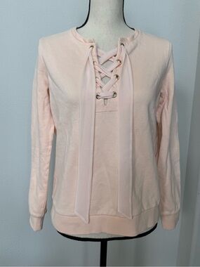 Sezane Lenny Sweatshirt in Pale Pink